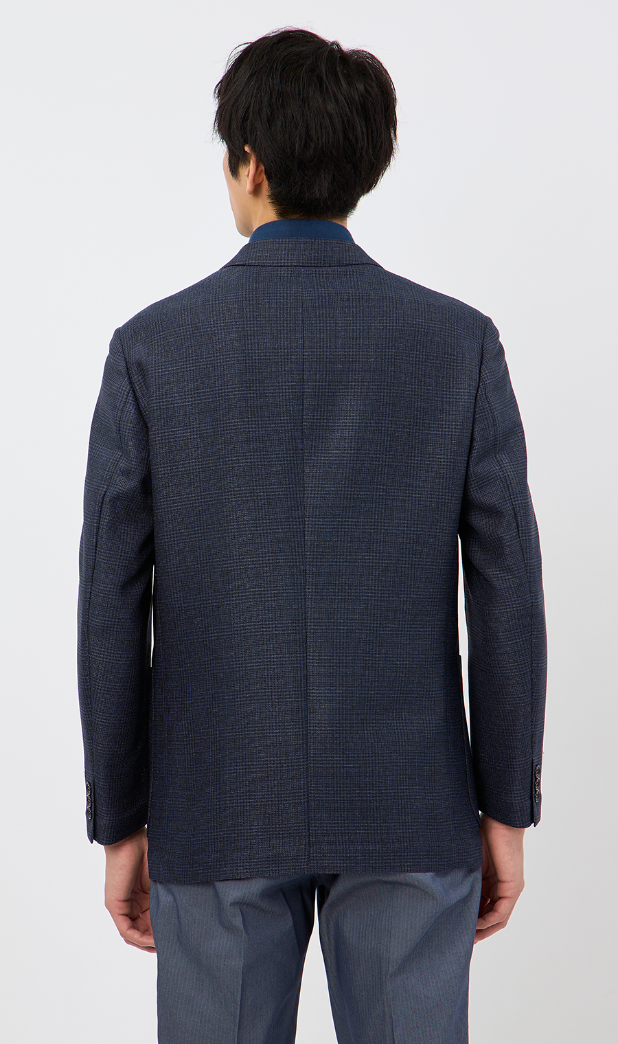 カラミジャケット【軽量】 ネイビー系 M