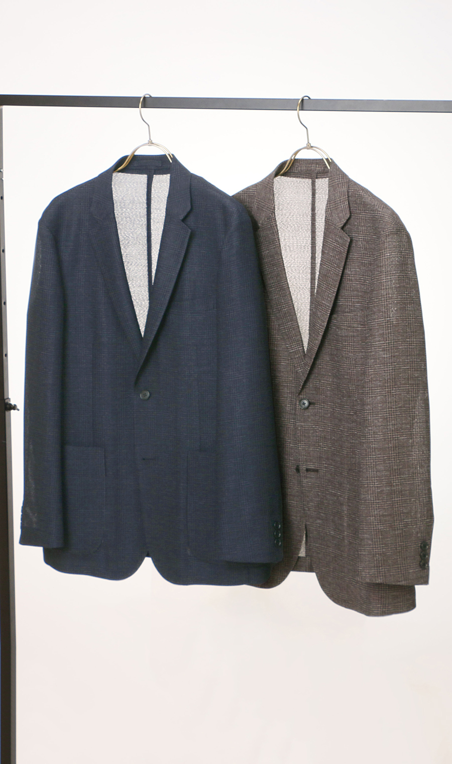 カラミジャケット【軽量】 ネイビー系 M