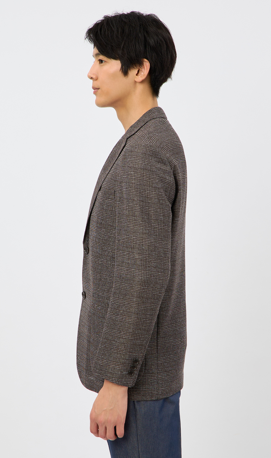 カラミジャケット【軽量】 ブラウン系 Wide L