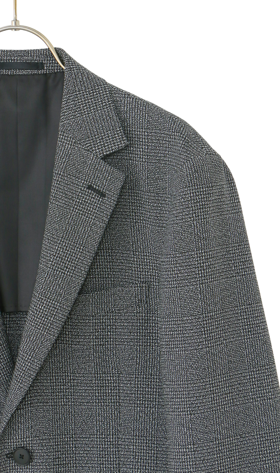 スタイリッシュジャケット【TECH WOOL】 グレー Wide LL