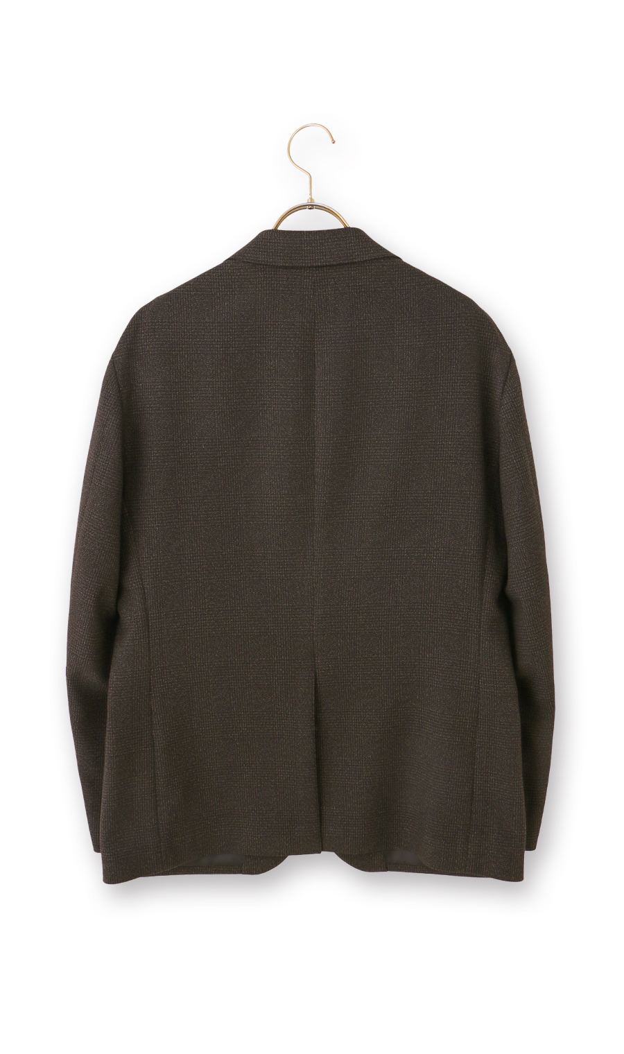 スタイリッシュジャケット【TECH WOOL】 ブラウン Wide LL