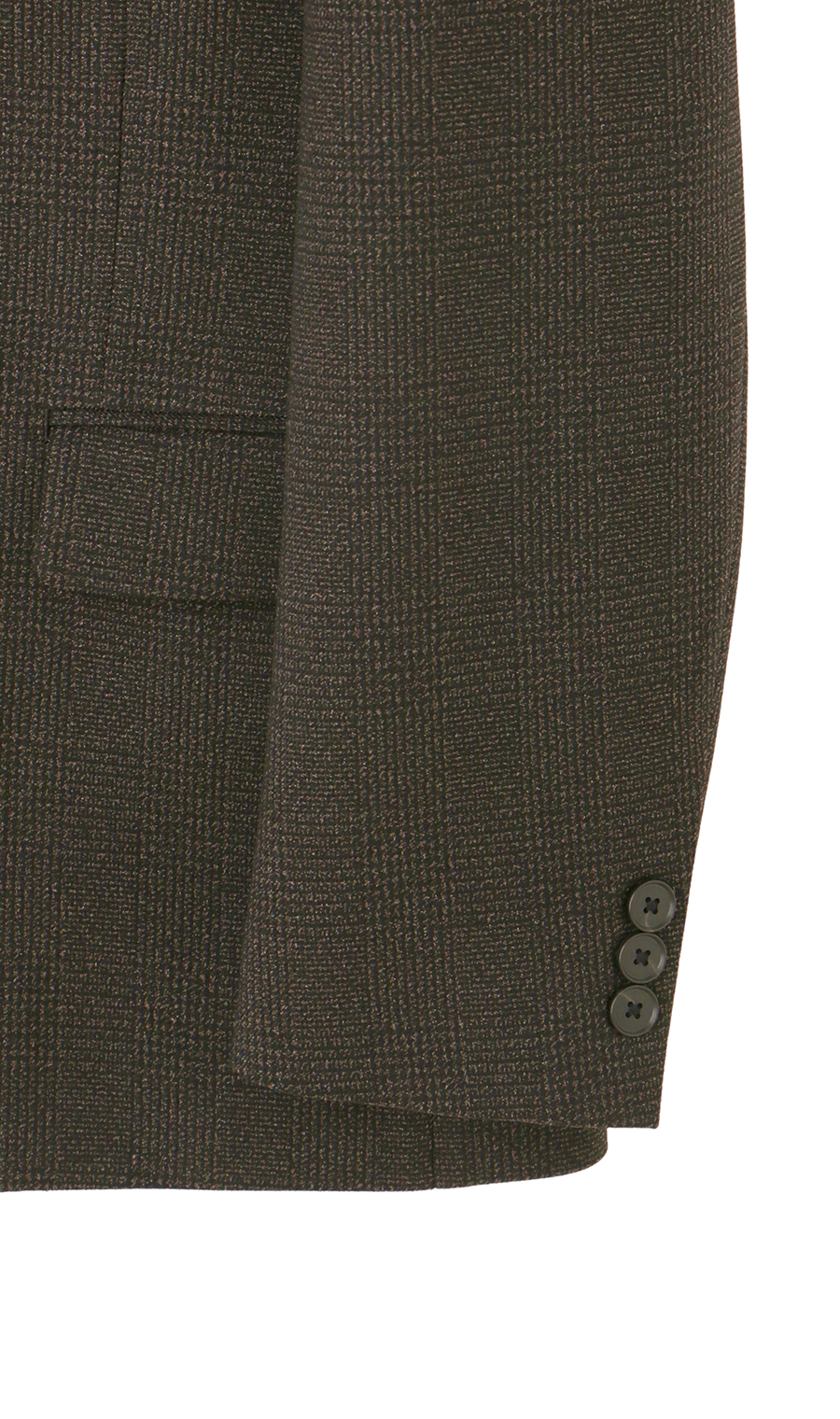 スタイリッシュジャケット【TECH WOOL】 ブラウン Wide LL