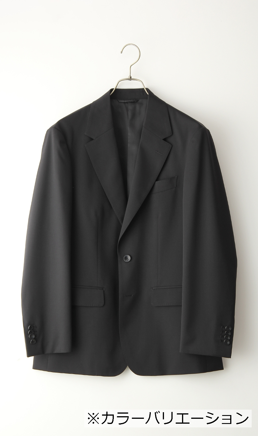 シングル2ボタンノッチドラペルジャケット《セットアップ着用可》 グリーン S