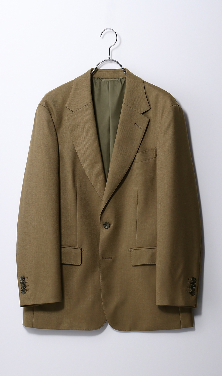 ノッチドラペルジャケット《セットアップ着用可》 ベージュ M