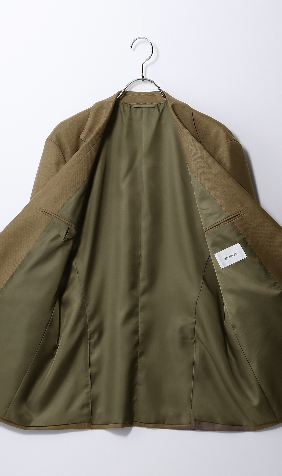 ノッチドラペルジャケット《セットアップ着用可》 ベージュ M