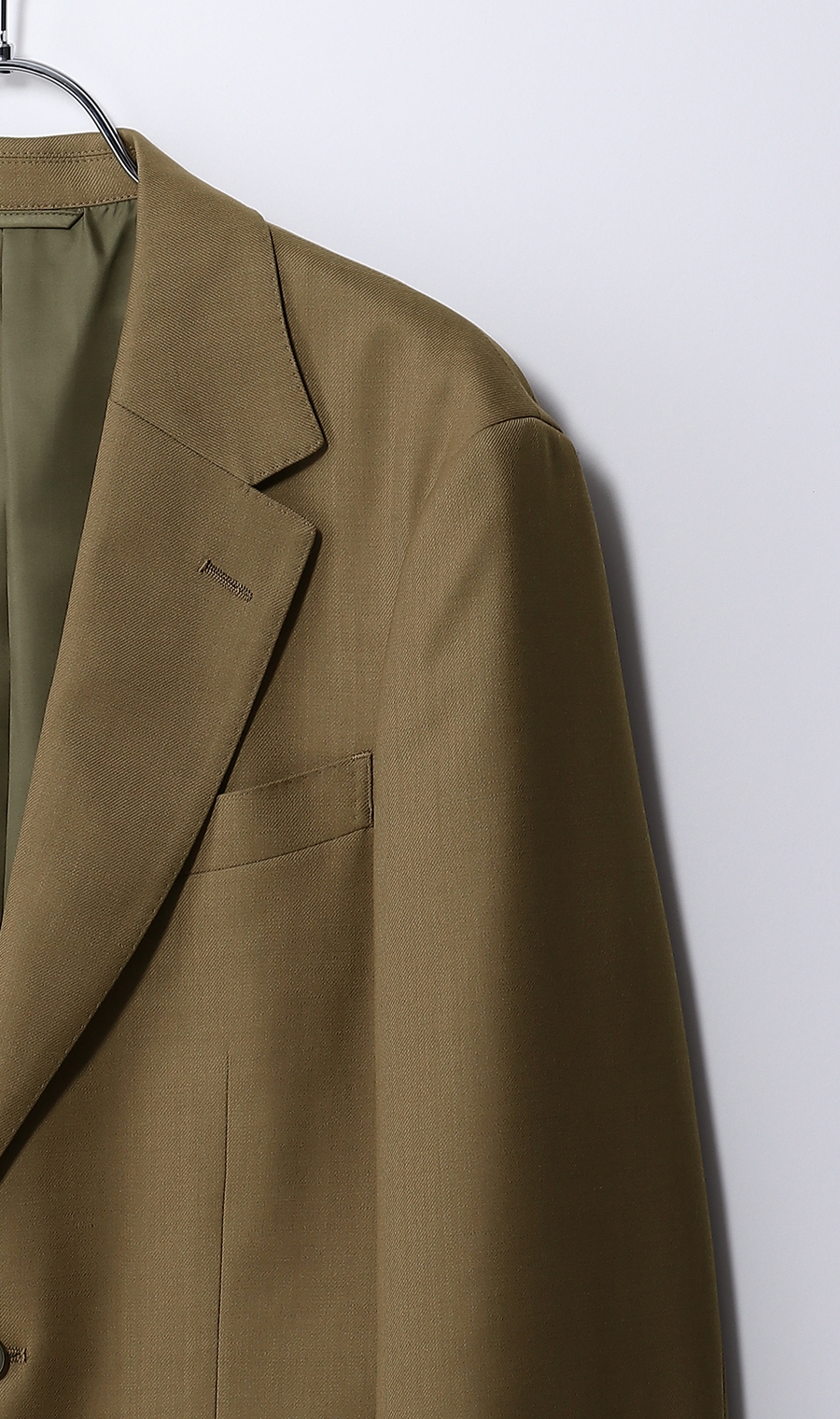 ノッチドラペルジャケット《セットアップ着用可》 ベージュ M