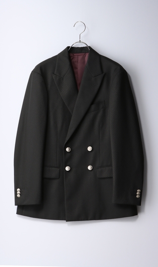 ダブル4ボタンピークドラペルジャケット《メタルボタン》