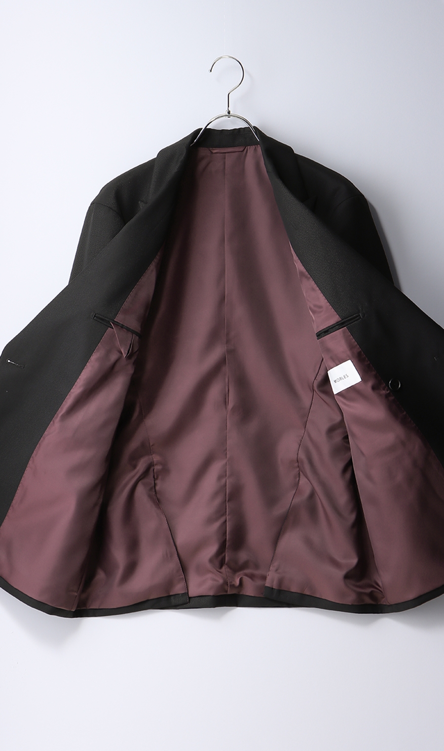 ダブル4ボタンピークドラペルジャケット《メタルボタン》 ネイビー M