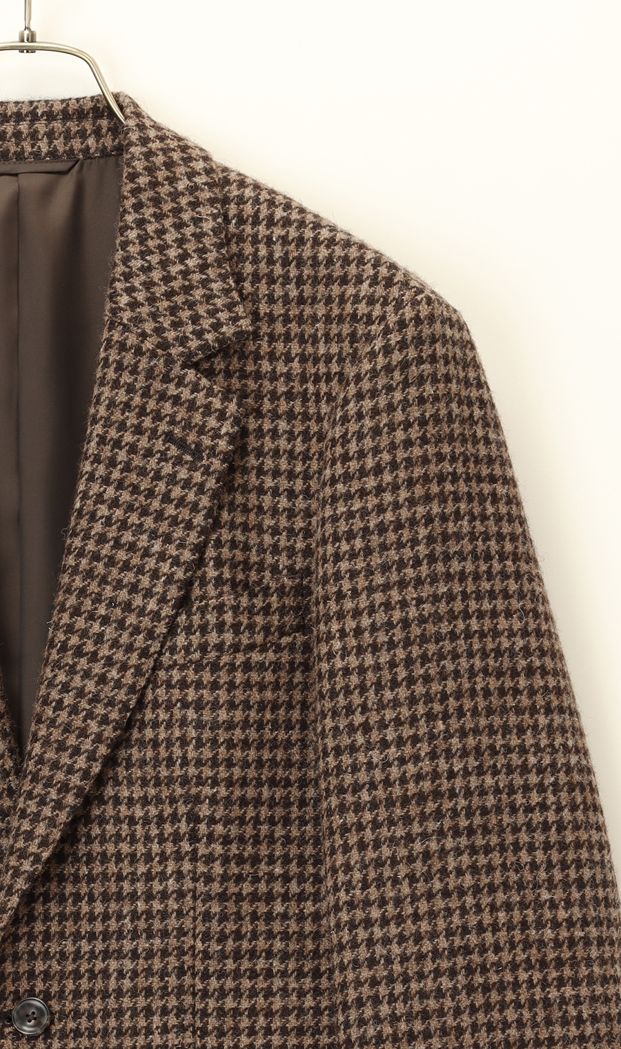 ノッチドラペル2ボタンジャケット《MARING&EVANS》 ブラウン L