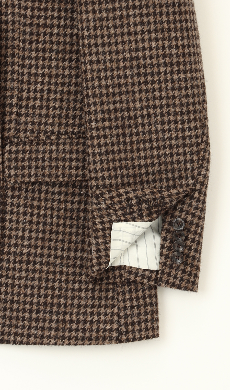 ノッチドラペル2ボタンジャケット《MARING&EVANS》 ブラウン L