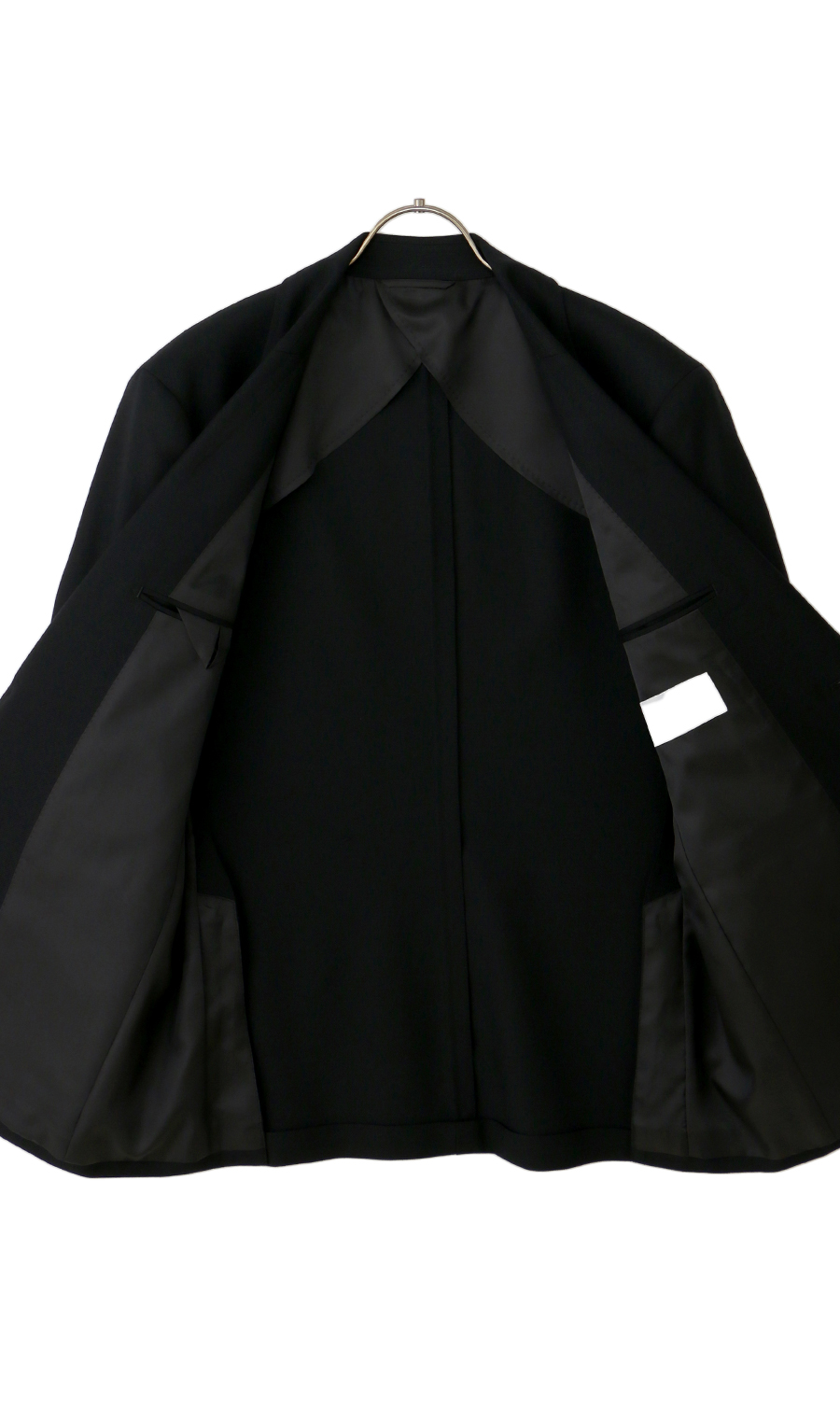 メタルボタンシングルブレザー【Super100’s】 ブラック S