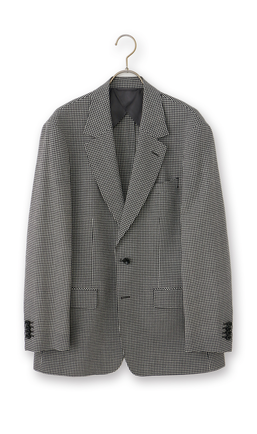 シングル2ボタンジャケット ブラック S