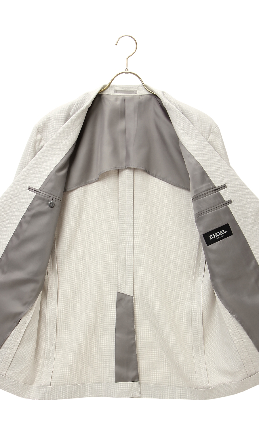スタンダードジャケット《パッチポケット》 ベージュ Wide M
