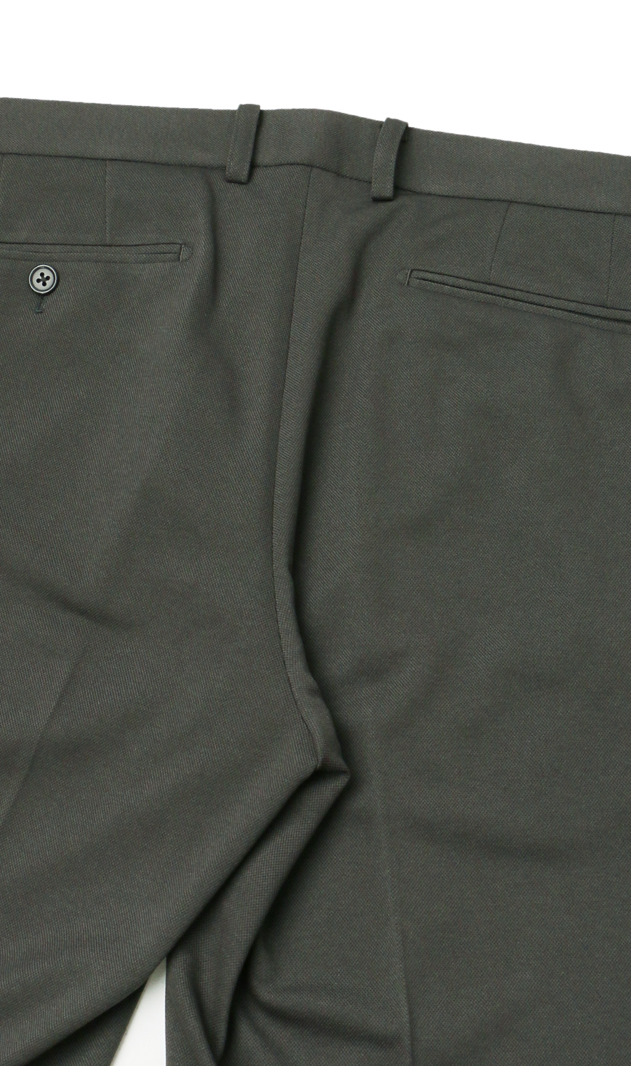 スタイリッシュスラックス【秒乾】【＃すごスラ】【セットアップ着用可】【裾上げ済み】 チャコール 76cm