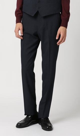 スタイリッシュスラックス《ノータック》《ウォッシャブル》《乾燥機OK》《セットアップ着用可》