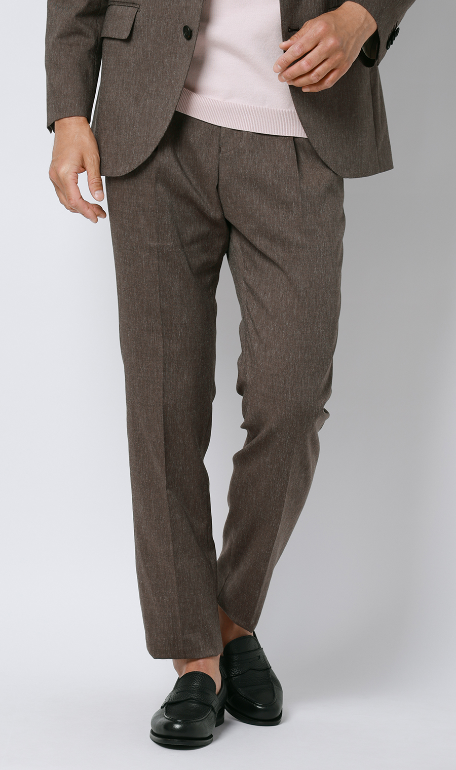 スタイリッシュパンツ【TOGA MODEL】【TOGA PANTS】【2026年モデル】【セットアップ着用可】 ブラウン 76cm