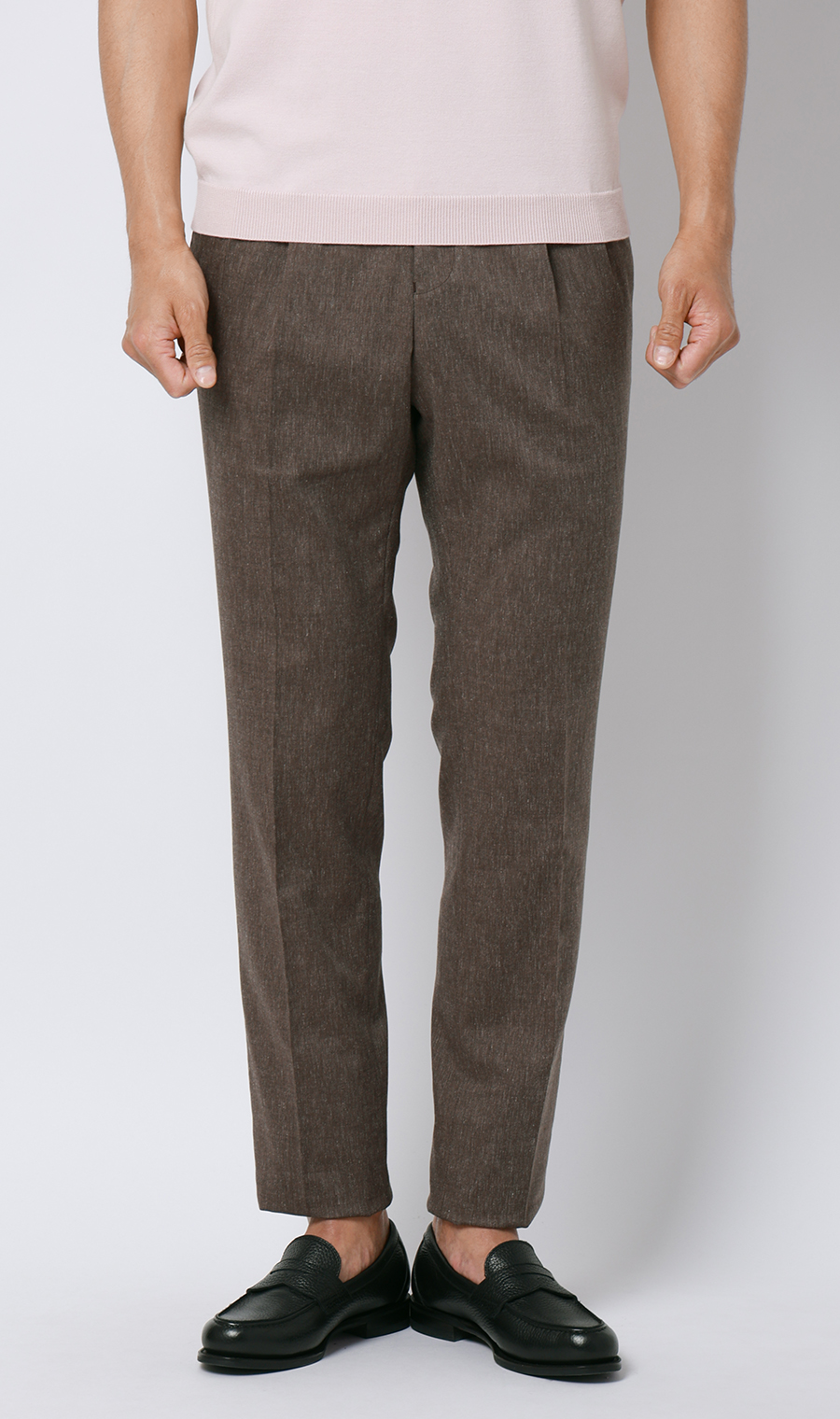 スタイリッシュパンツ【TOGA MODEL】【TOGA PANTS】【2026年モデル】【セットアップ着用可】 ブラウン 76cm