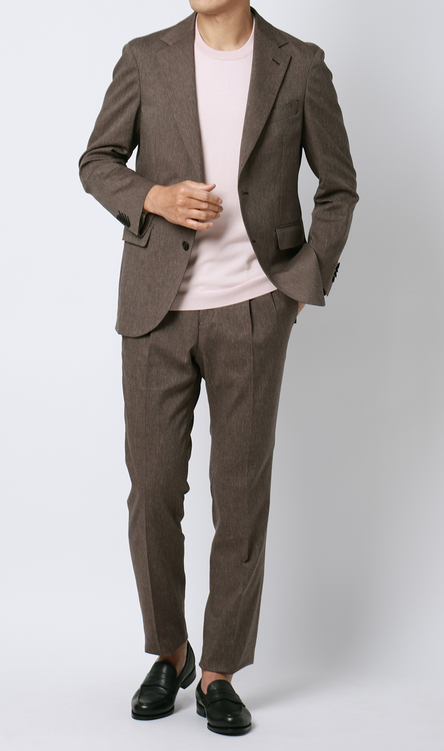 スタイリッシュパンツ【TOGA MODEL】【TOGA PANTS】【2026年モデル】【セットアップ着用可】 ブラウン 76cm