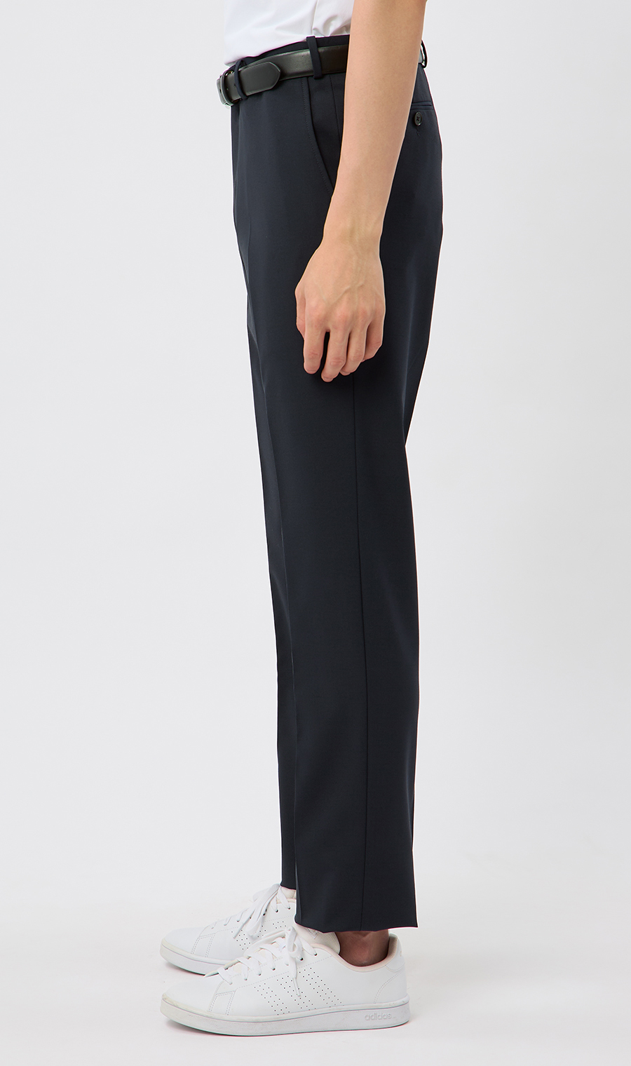 スタイリッシュスラックス【CONTROLα】【セットアップ着用可】 ネイビー S