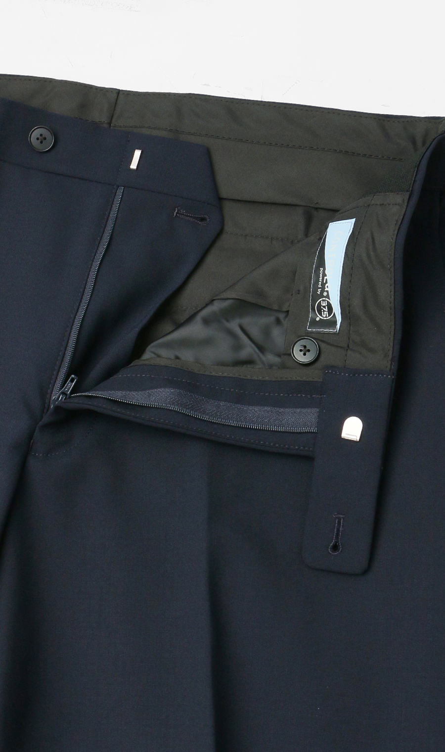 スタイリッシュスラックス【CONTROLα】【セットアップ着用可】 ネイビー S