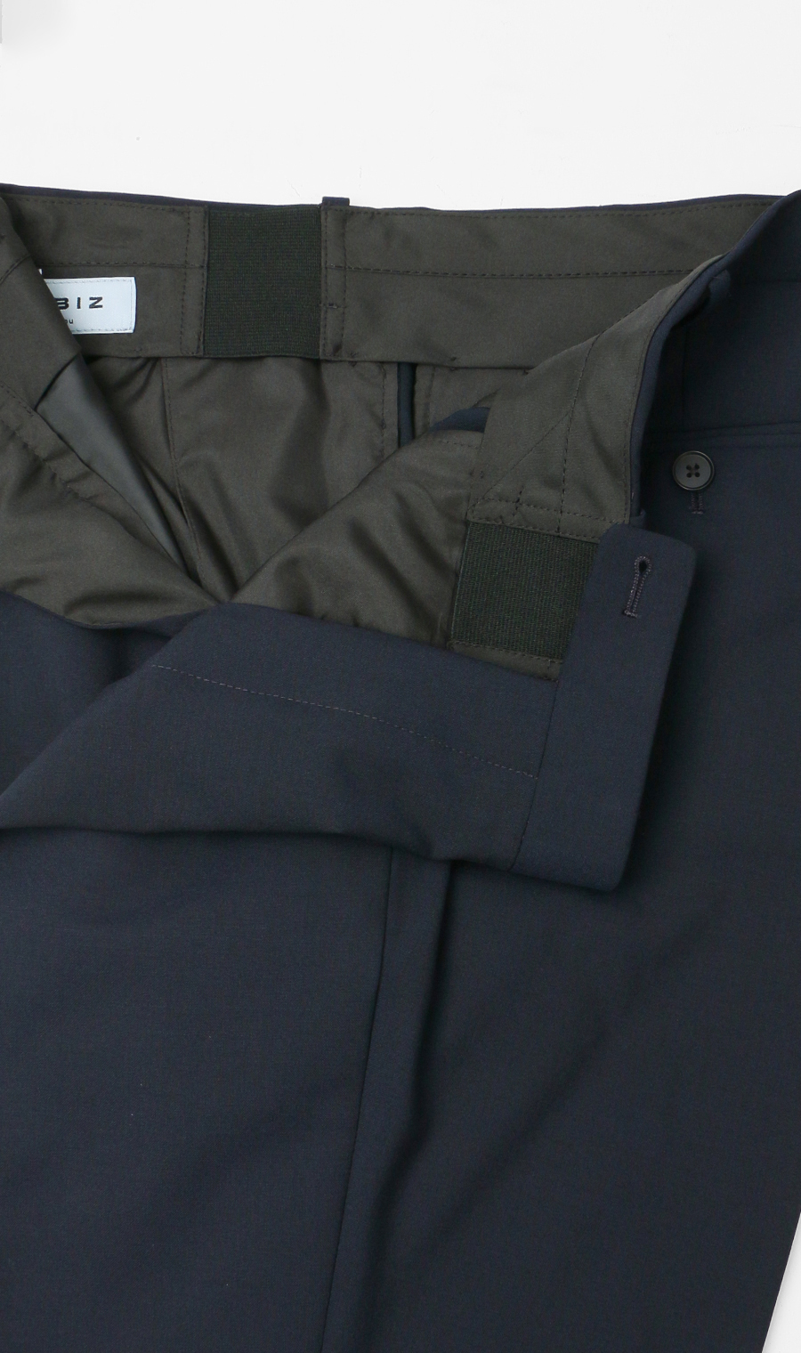 スタイリッシュスラックス【CONTROLα】【セットアップ着用可】 ネイビー S