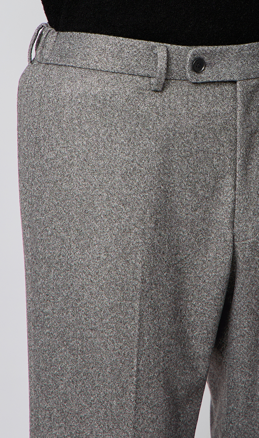 スタイリッシュスラックス【ACTIVE JERSEY】【セットアップ着用可】【裾上げ済み】 グレー M