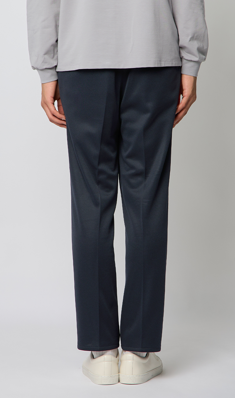 スタイリッシュスラックス【KARUISHI】【＃すごスラ】【セットアップ着用可】【裾上げ済み】 ネイビー S