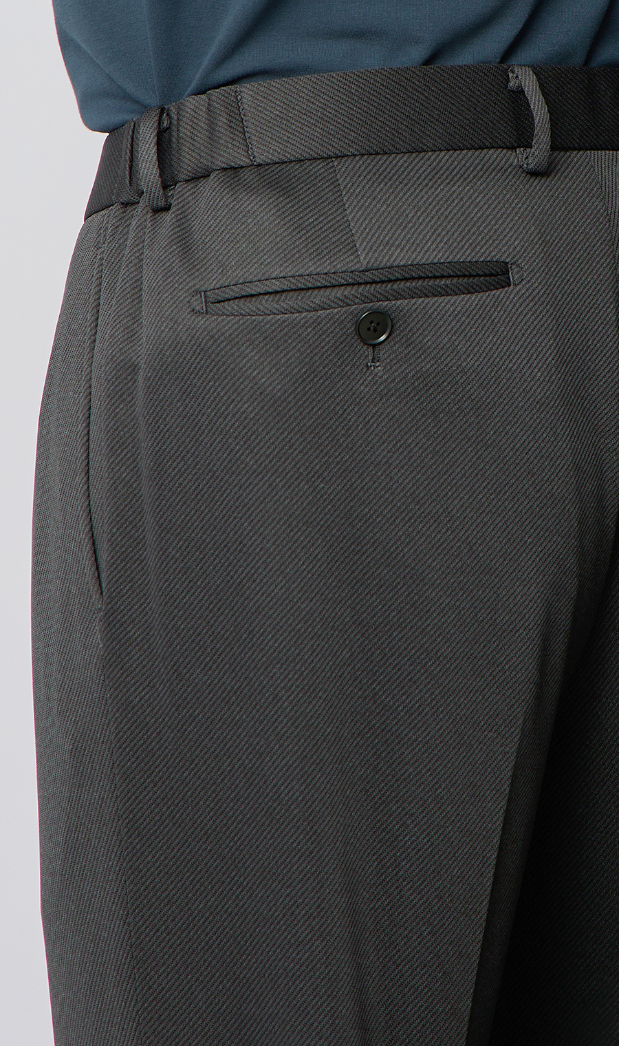 スタイリッシュスラックス【KARUISHI】【＃すごスラ】【セットアップ着用可】【裾上げ済み】 チャコール S