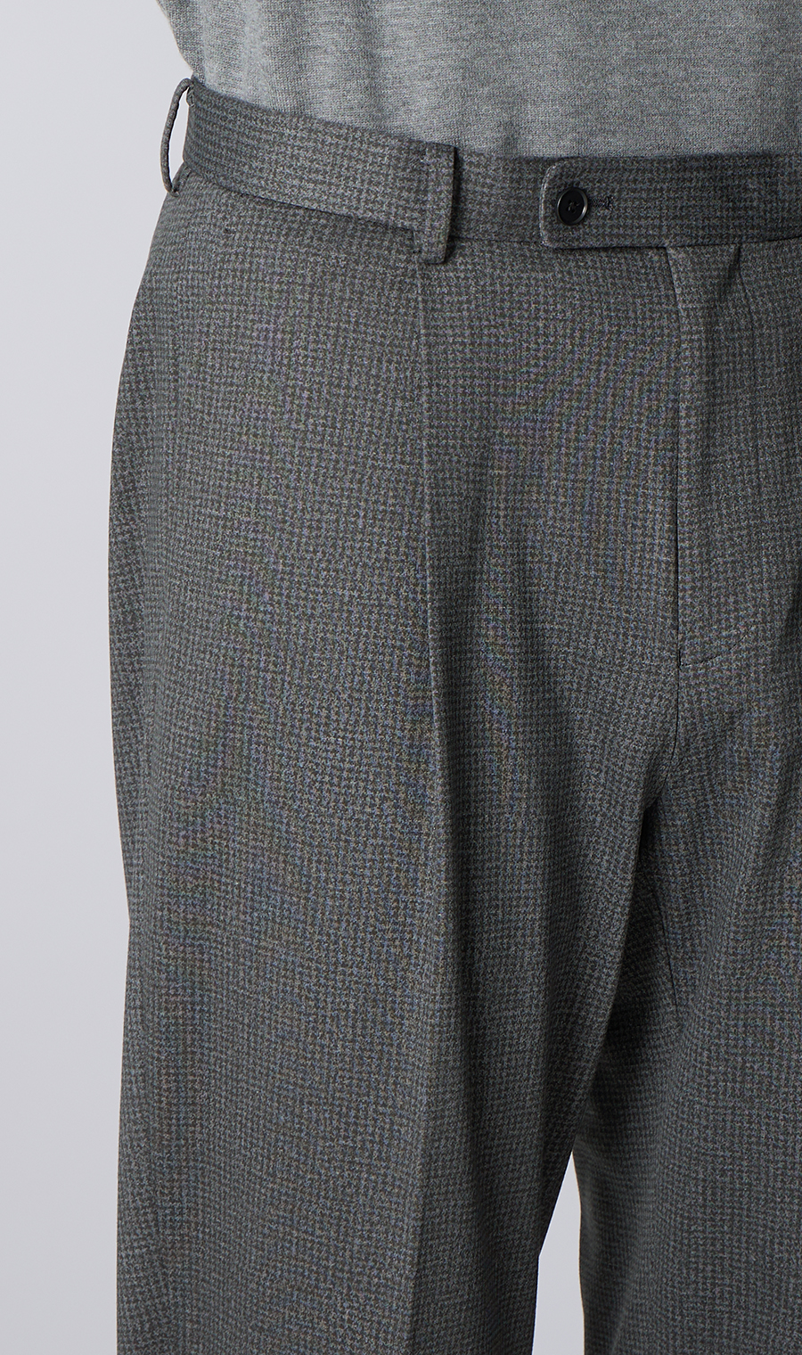 ルーズフィットスラックス【セットアップ着用可】【裾上げ済み】 グレー S