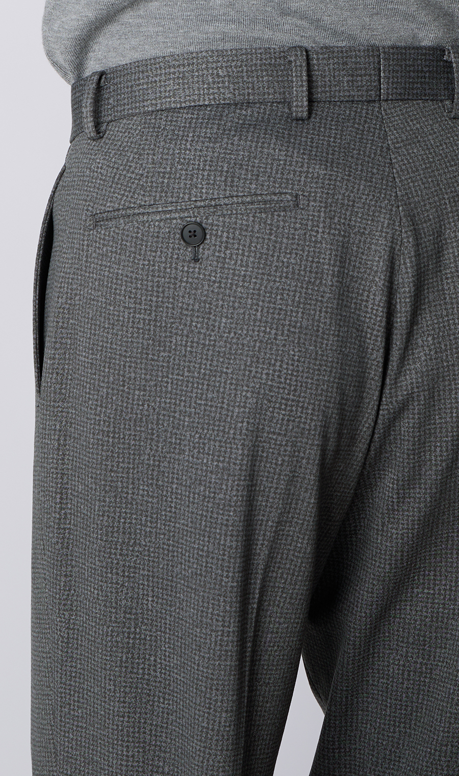 ルーズフィットスラックス【セットアップ着用可】【裾上げ済み】 グレー S