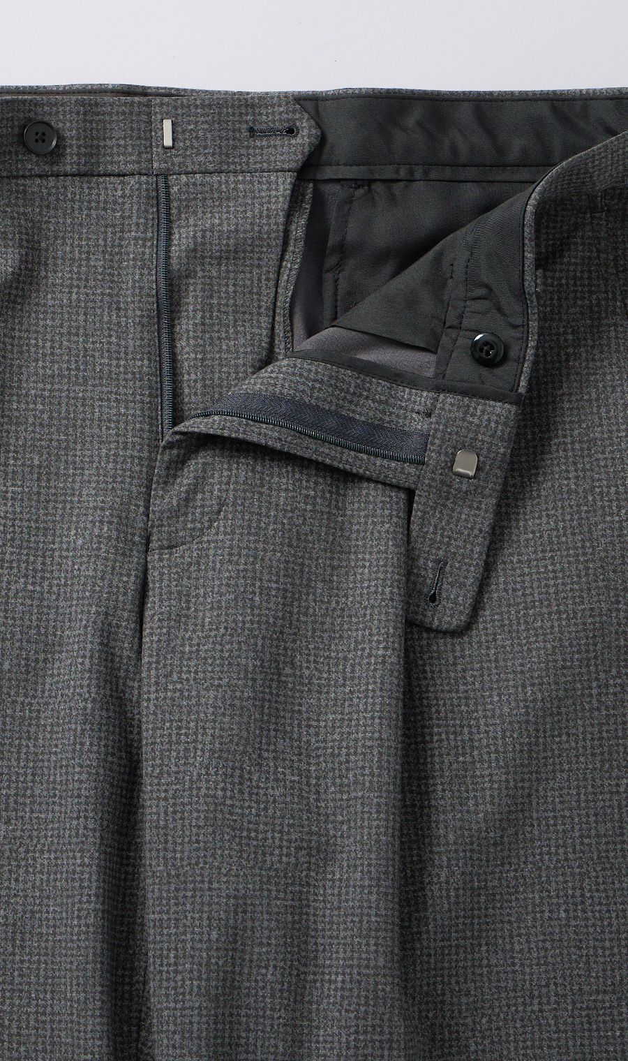 ルーズフィットスラックス【セットアップ着用可】【裾上げ済み】 グレー S