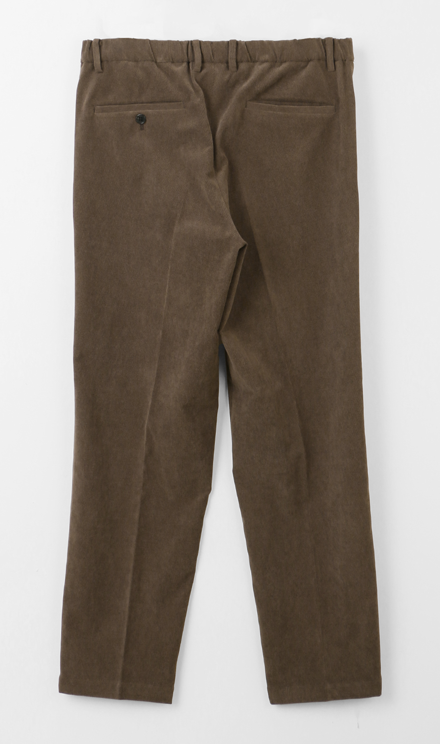 ルーズフィットスラックス【コーデュロイ】【セットアップ着用可】【裾上げ済み】 ブラウン S