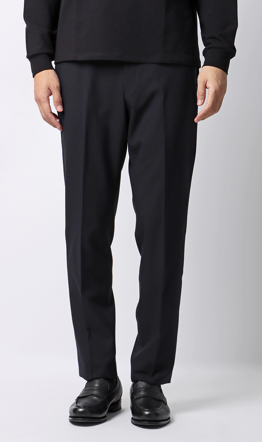 スタイリッシュスラックス【CONTROLα】【セットアップ着用可】 ネイビー S