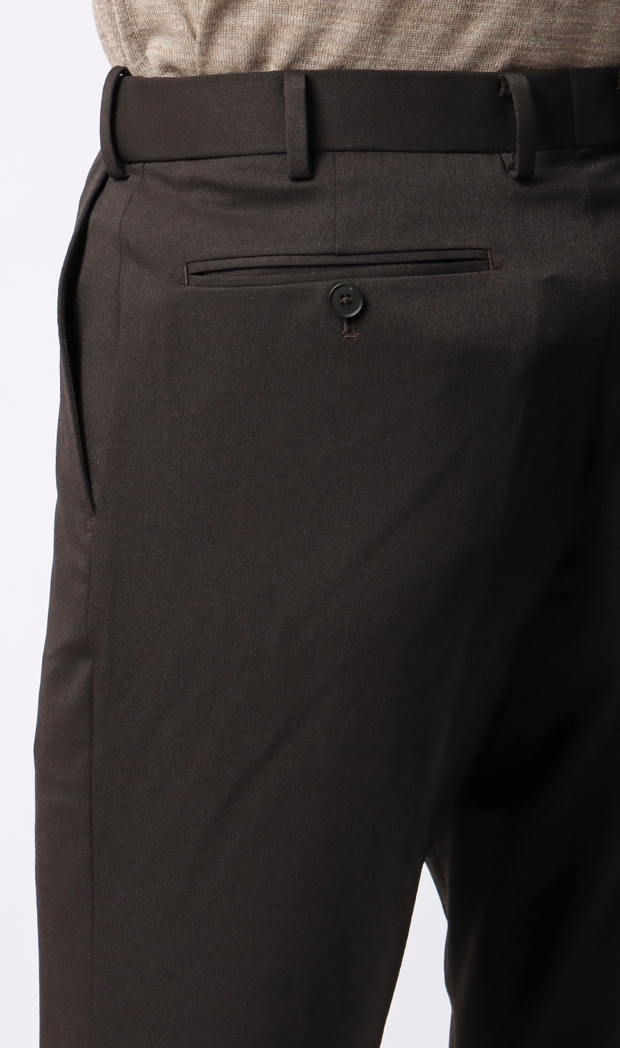 スタイリッシュスラックス【CONTROLα】【セットアップ着用可】 ブラウン S