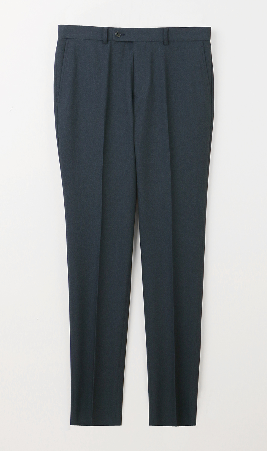 スタイリッシュスラックス【ノータック】【ウォッシャブル】【乾燥機OK】【セットアップ着用可】 ネイビー 76cm