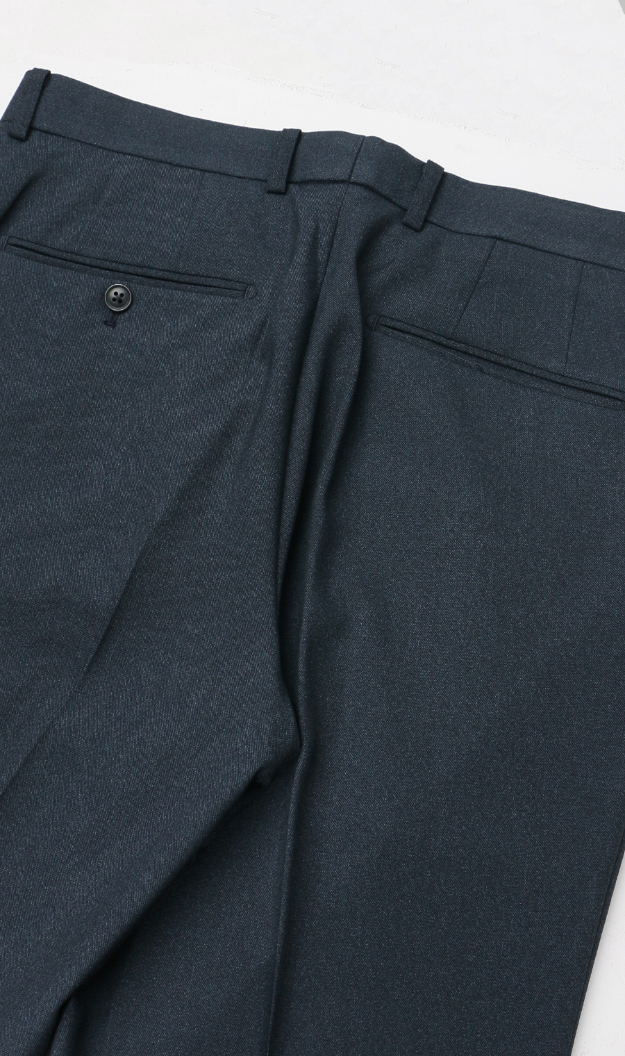 スタイリッシュスラックス【ノータック】【ウォッシャブル】【乾燥機OK】【セットアップ着用可】 ネイビー 76cm