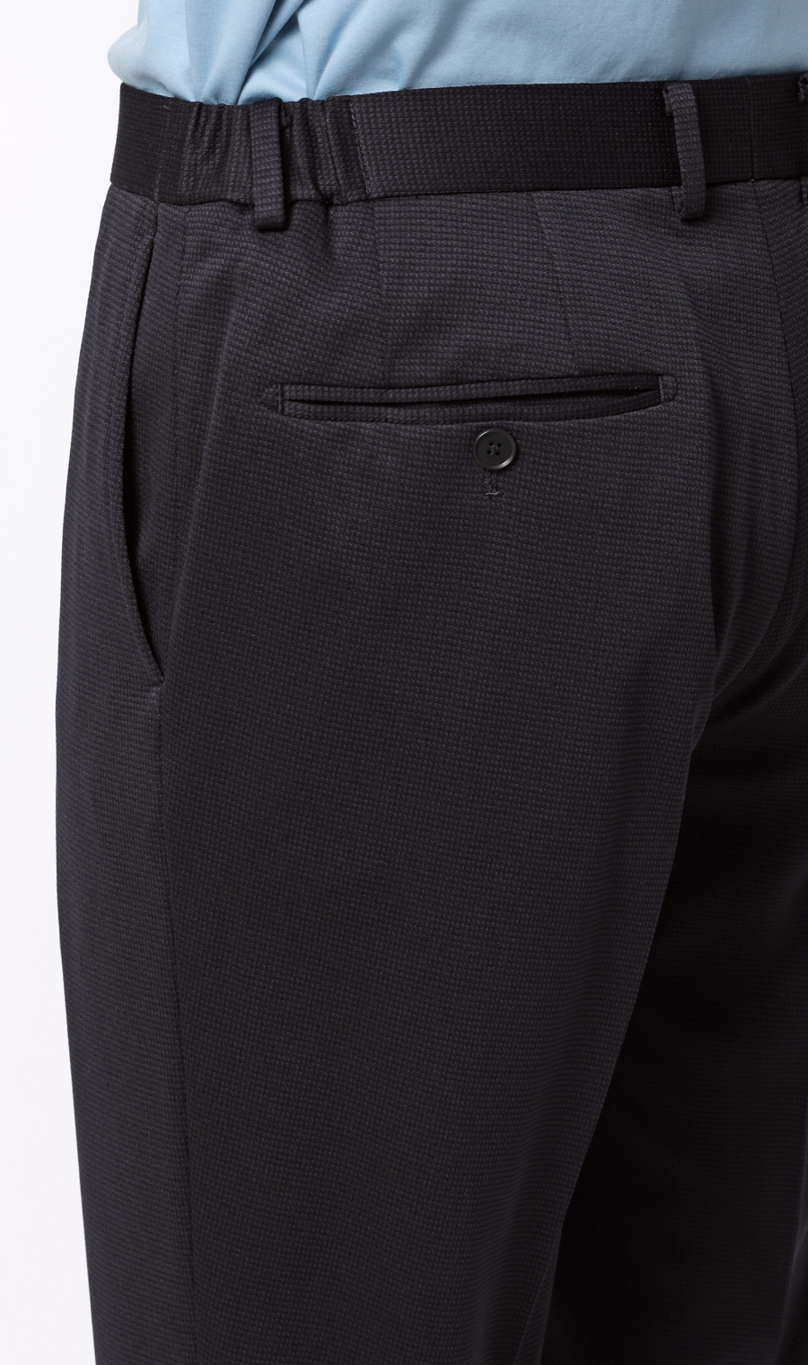 スタイリッシュスラックス【CONTROLα】【セットアップ着用可】【裾上げ済み】 ネイビー S