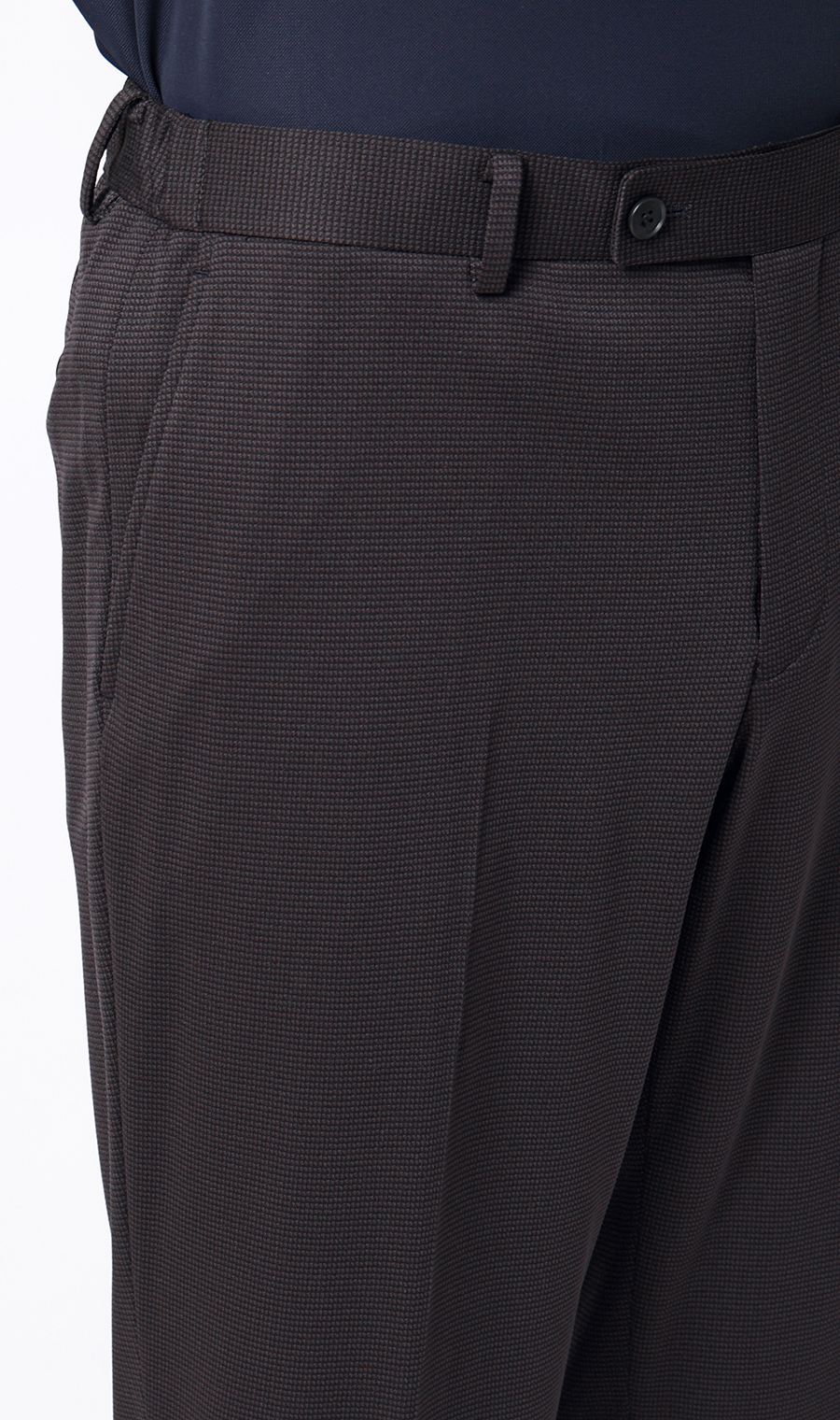 スタイリッシュスラックス【CONTROLα】【セットアップ着用可】【裾上げ済み】 チャコール M