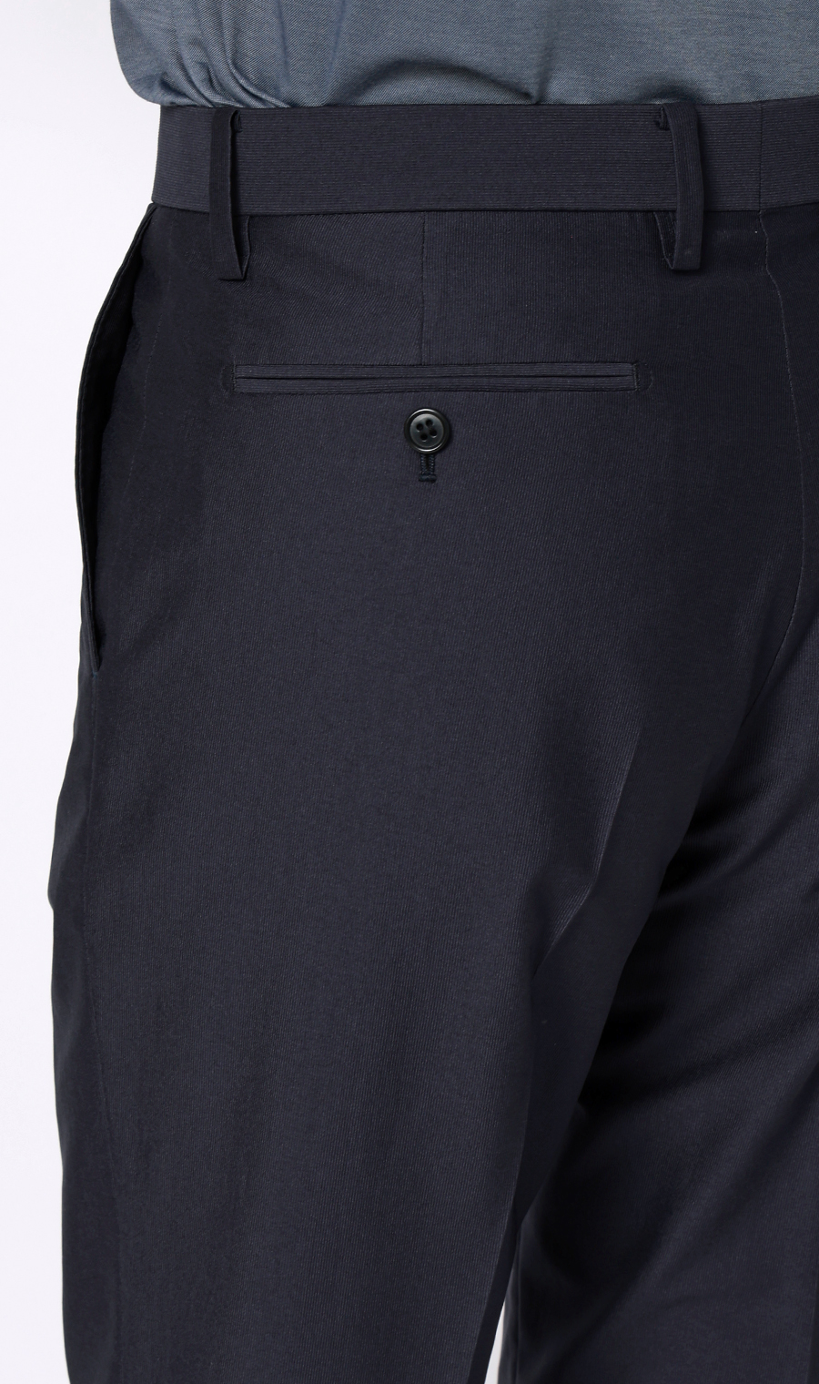 スタイリッシュスラックス【超軽量】【TEXBRID】【セットアップ着用可】【裾上げ済み】 ネイビー M