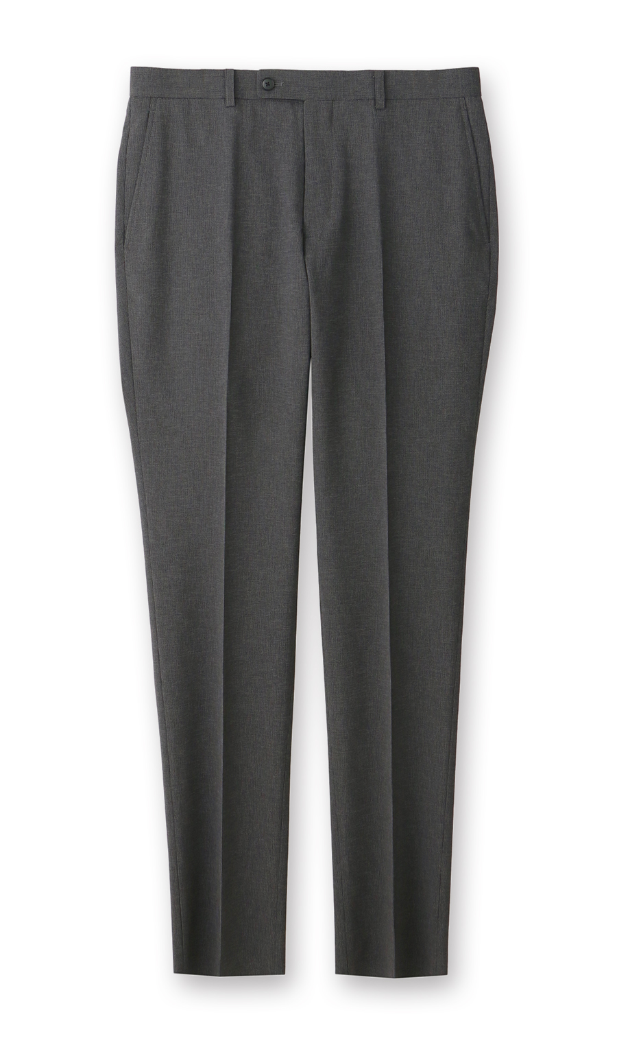 スタイリッシュスラックス【ウォッシャブル】【乾燥機OK】【セットアップ着用可】 チャコール 76cm