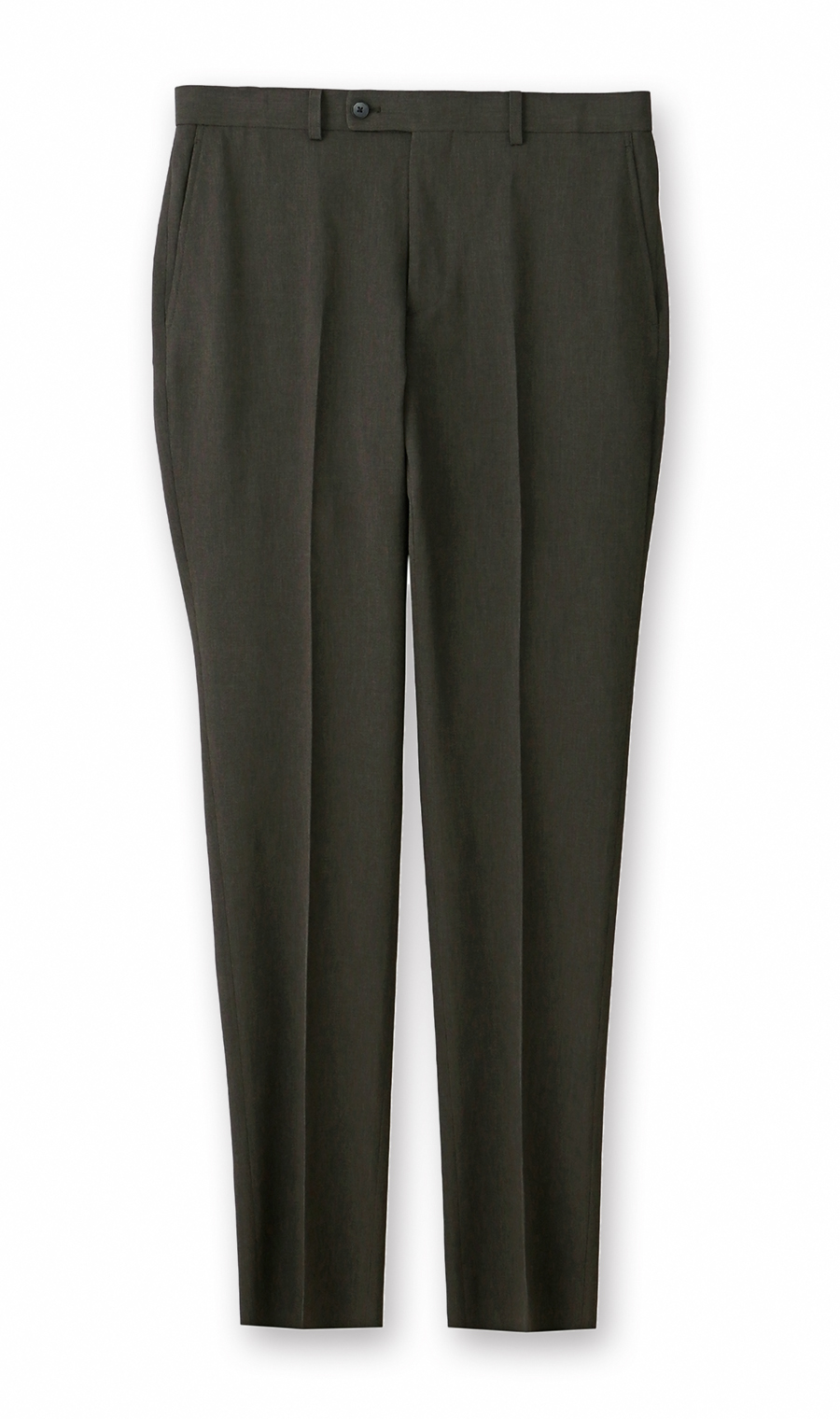 スタイリッシュスラックス【ウォッシャブル】【乾燥機OK】【セットアップ着用可】 カーキ 76cm