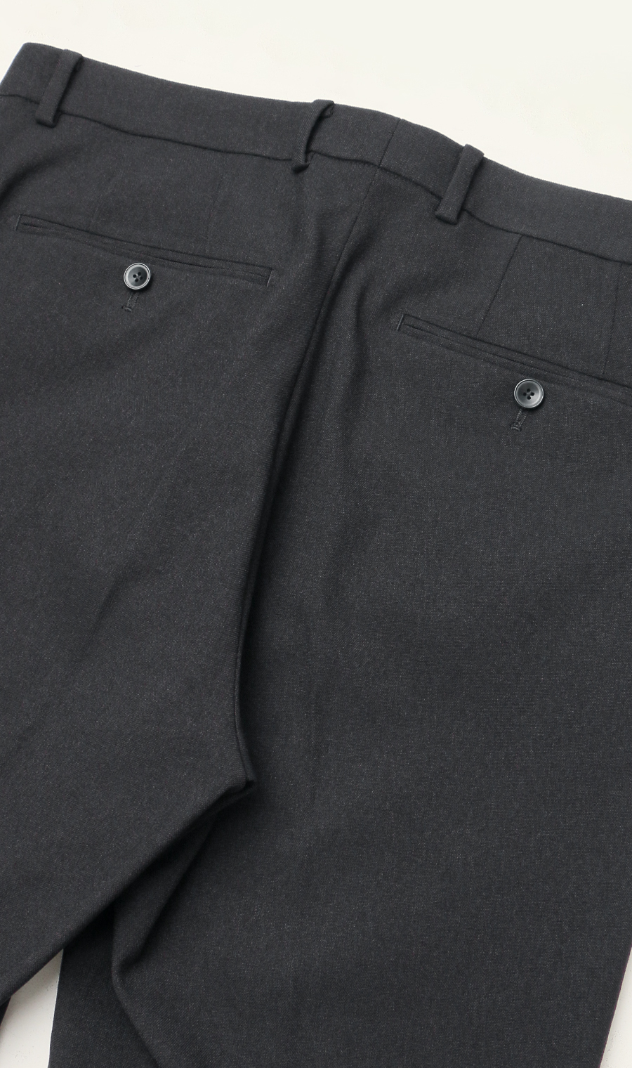 No-tuck tapered pants (can be worn as a set) Black S