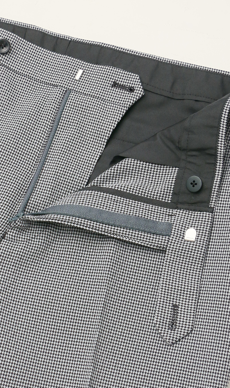 ノータックテーパードパンツ【セットアップ着用可】 グレー S