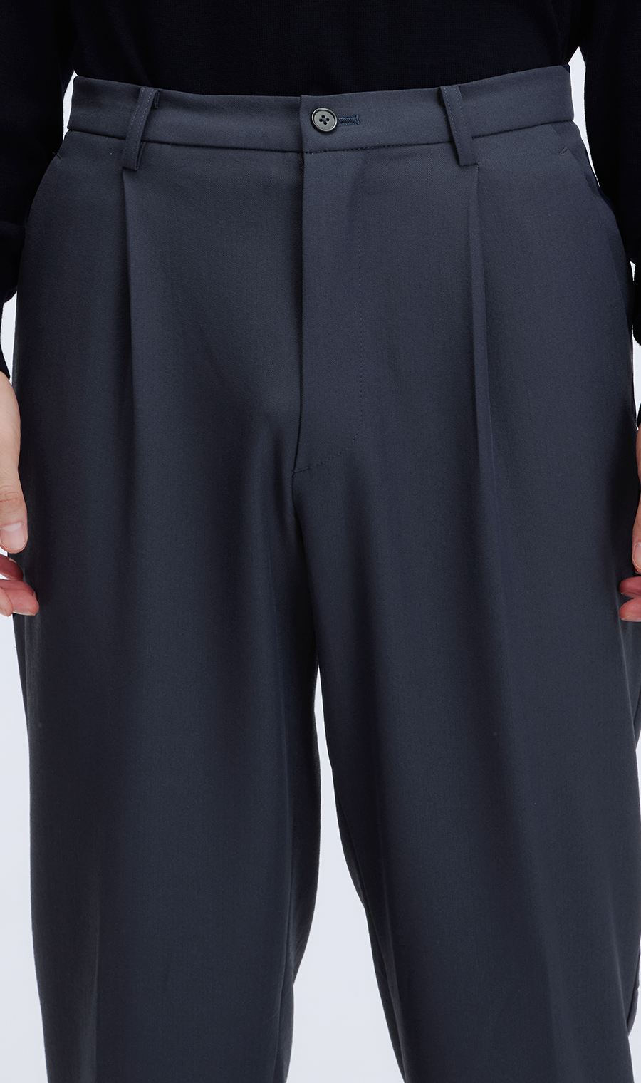 ゼロプレッシャースーツ【スラックス】【セットアップ着用可】【裾上げ済み】 ネイビー 76cm