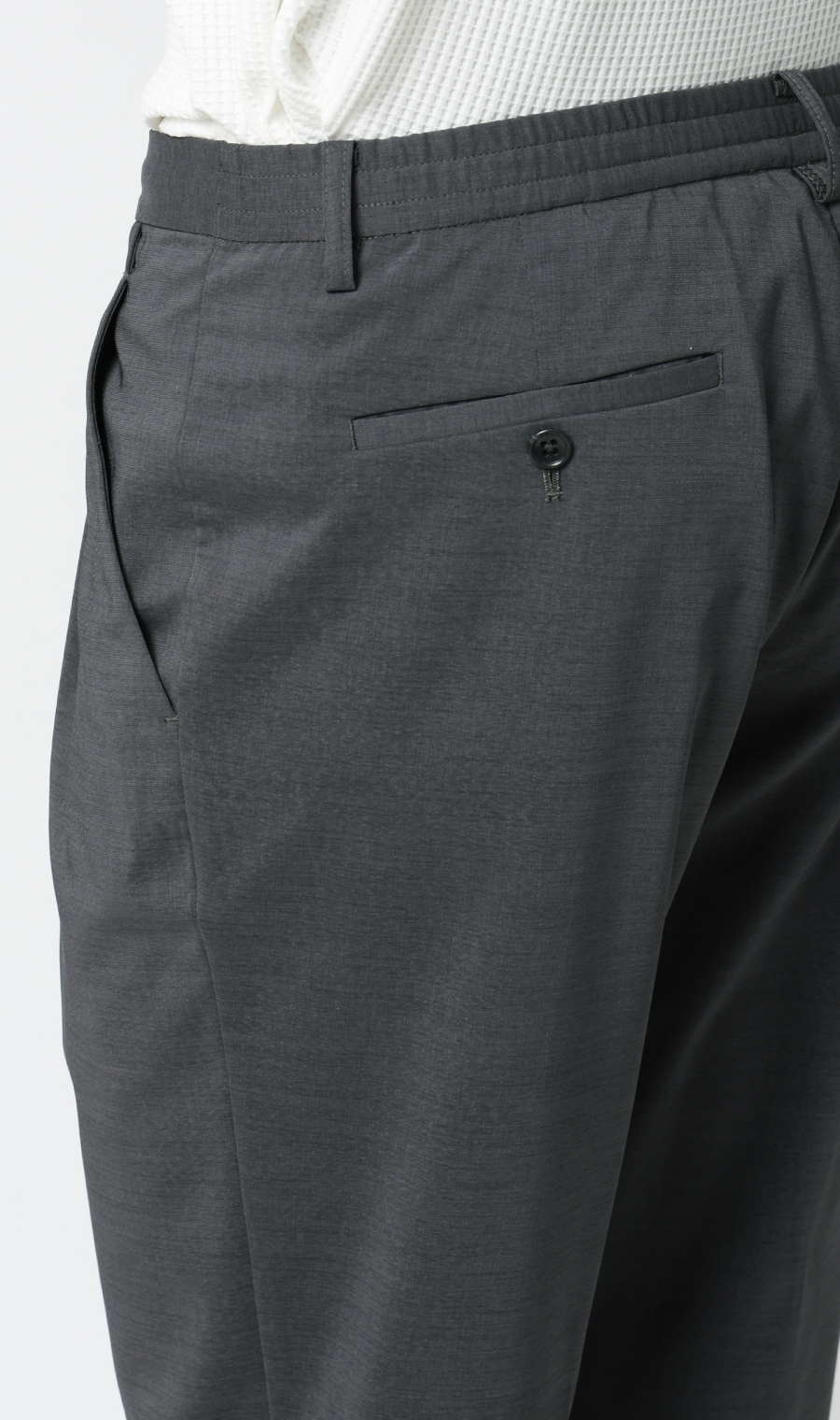 ゼロプレッシャースーツ【スラックス】【2WAYストレッチ】【セットアップ着用可】【裾上げ済み】 グレー 76cm