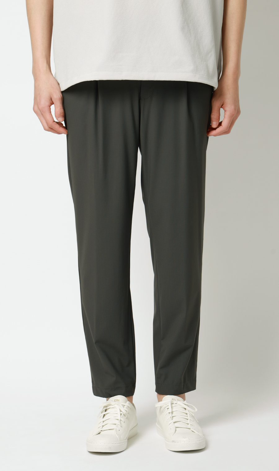 ゼロプレッシャースーツ【スラックス】【2WAYストレッチ】【セットアップ着用可】【裾上げ済み】 チャコール 76cm