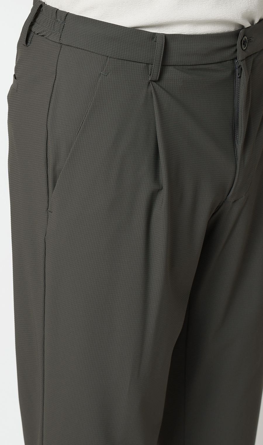 ゼロプレッシャースーツ【スラックス】【2WAYストレッチ】【セットアップ着用可】【裾上げ済み】 チャコール 76cm