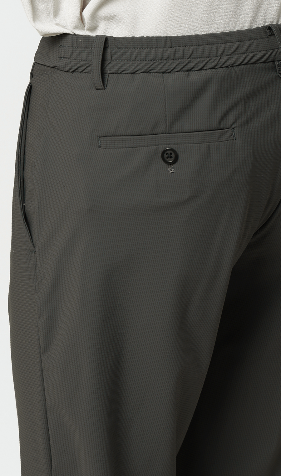 ゼロプレッシャースーツ【スラックス】【2WAYストレッチ】【セットアップ着用可】【裾上げ済み】 チャコール 76cm