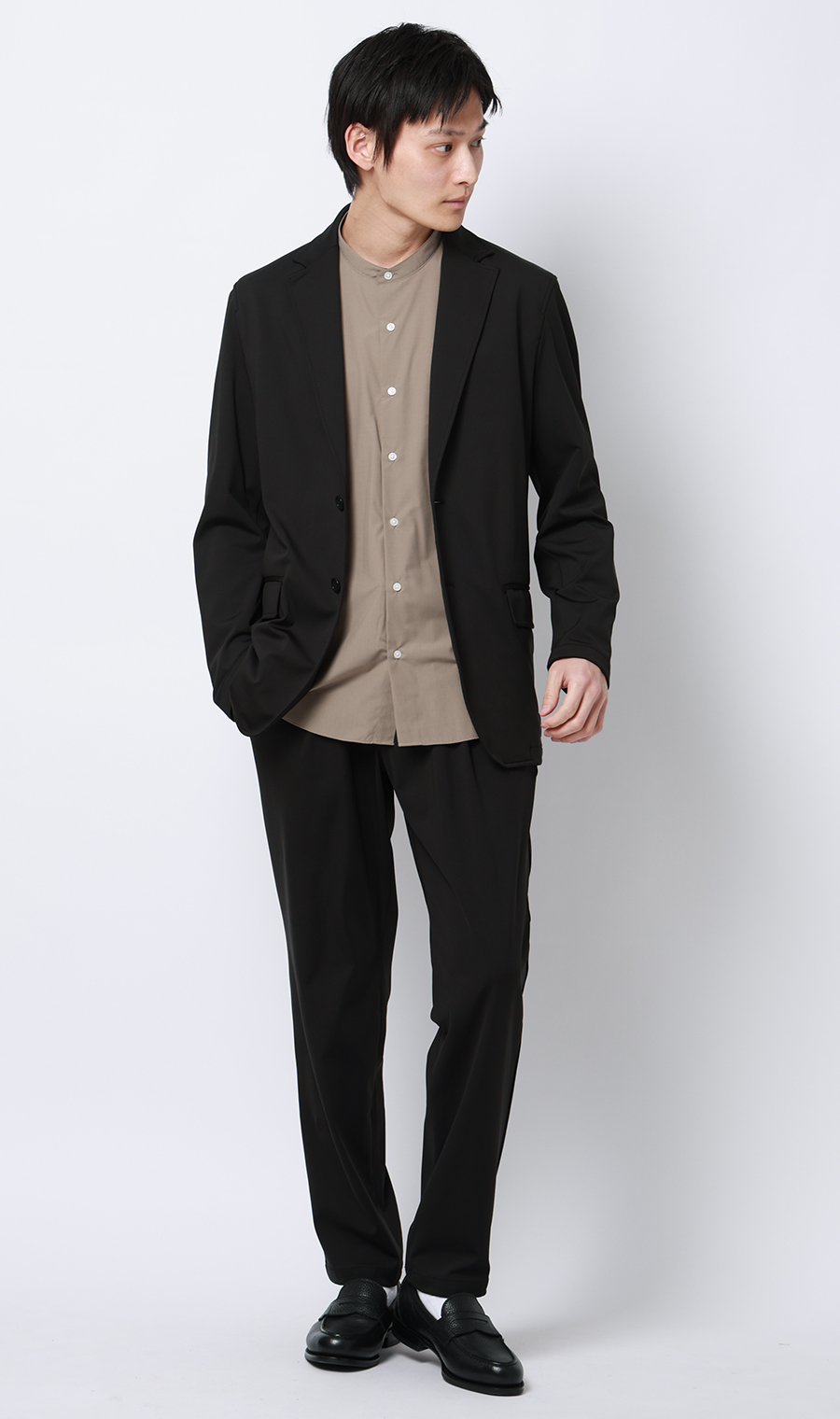 ゼロプレッシャースーツ【スラックス】【セットアップ着用可】【裾上げ済み】 ブラック 76cm