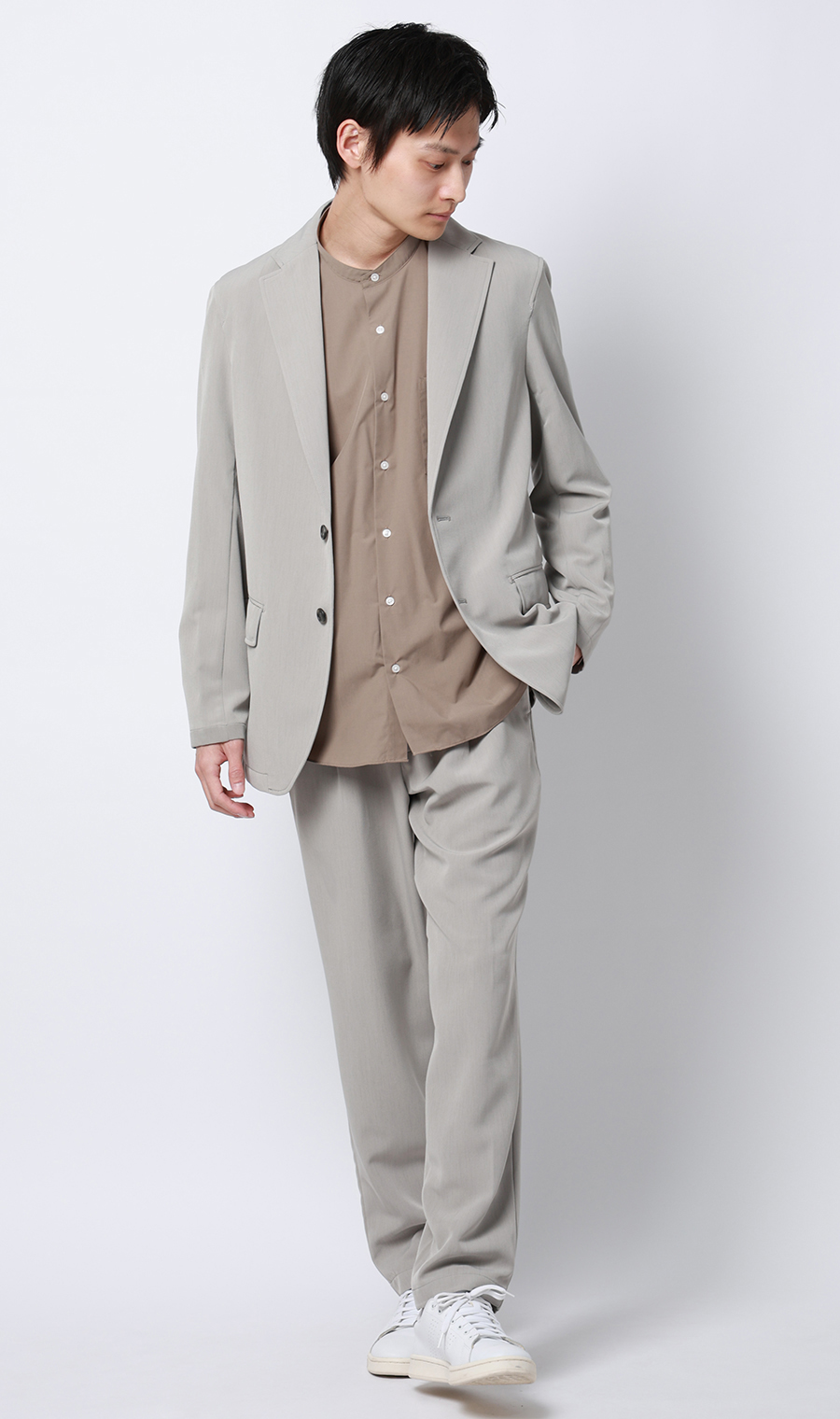 ゼロプレッシャースーツ【スラックス】【セットアップ着用可】【裾上げ済み】 グレージュ 76cm